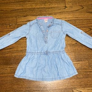 Carters Light Denim Dress For Toddlers Size 2T